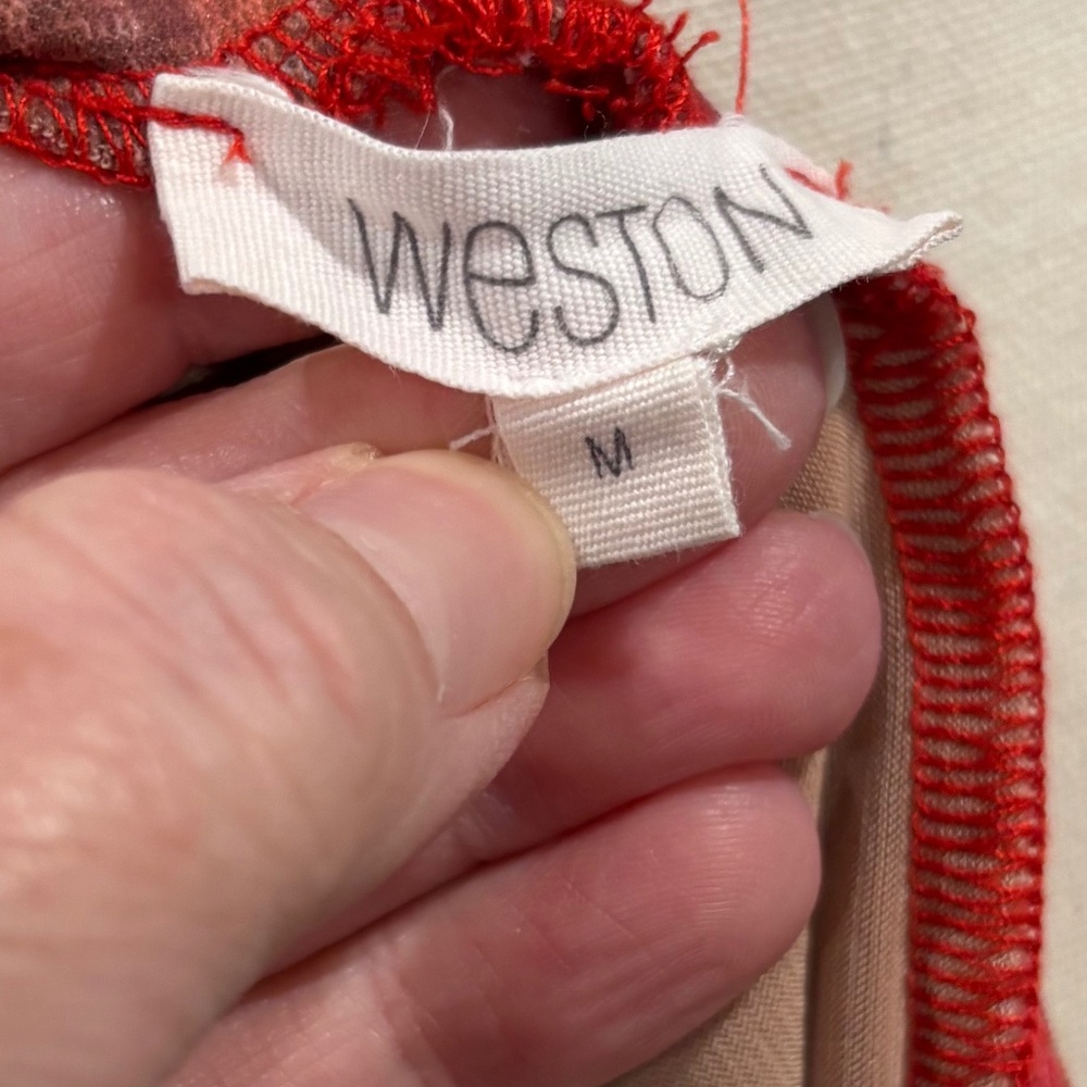 Anthropologie x Weston Fallen Sun Handkerchief Maxi Skirt, Size Medium - Picture 6 of 10